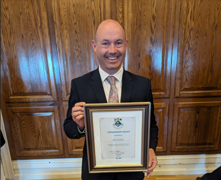 Sandyford Business District CEO Ger Corbett receives Cathaoirleach’s Award