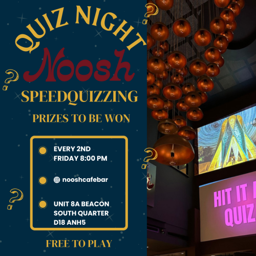 Noosh Café and Bar - Quiz Nights Every 2nd Friday 