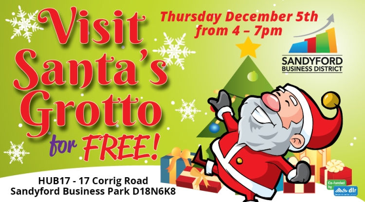 Visit Santa’s Grotto on Thursday December 5th 