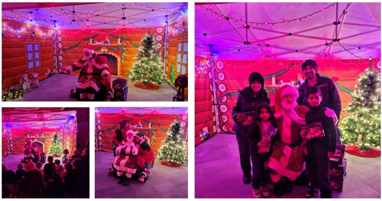 Santa’s visit to the District